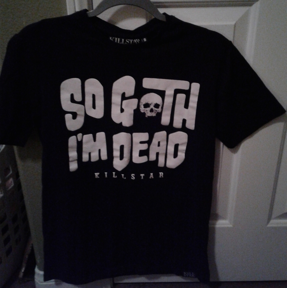 RARE!!! Killstar "So Goth I'm Dead" Tee